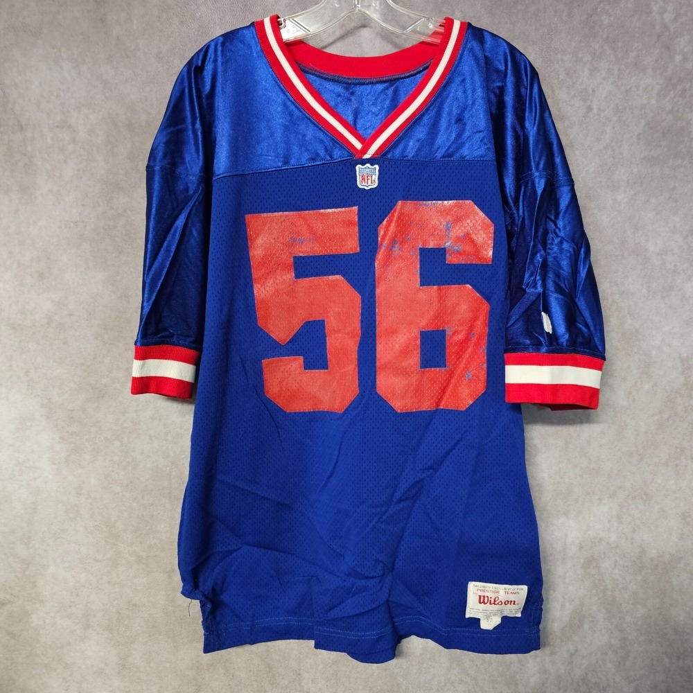 Vintage 90s Wilson Authentic NFL New York Giants Lawrence Taylor 56 Jersey 52 XL